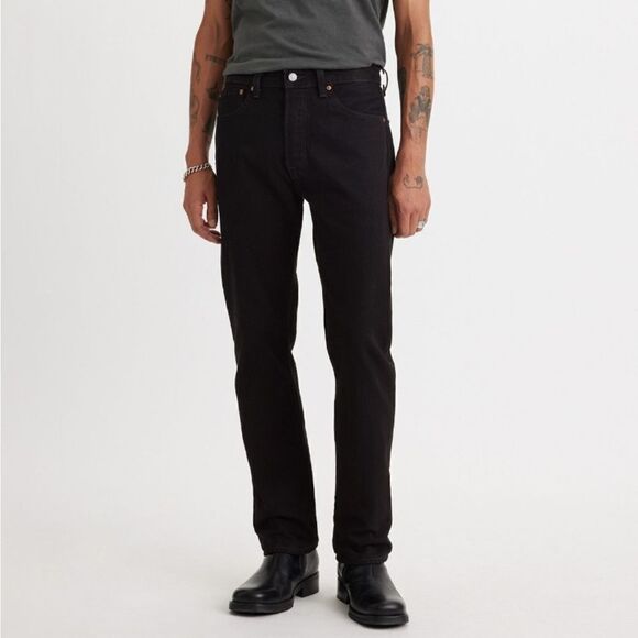 Levi's Other - Levi's 501 Original Fit Straight Leg Men's Black Denim Jeans 34W x 34L